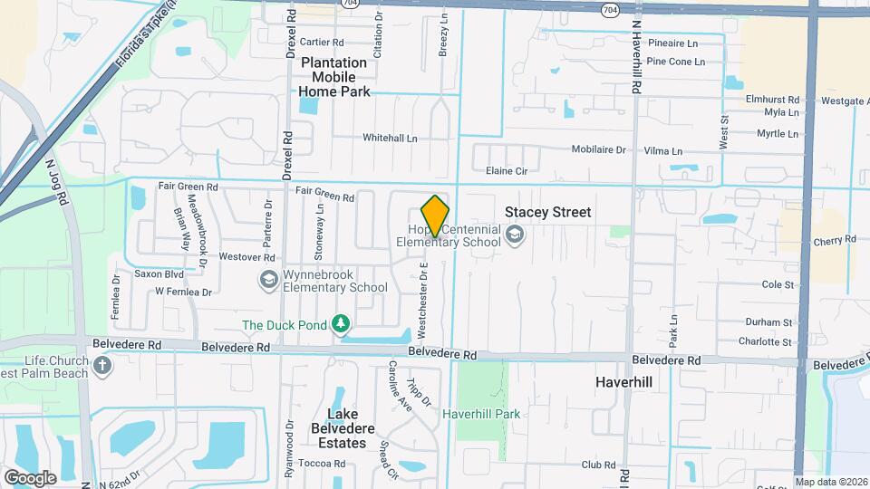 1296 Woodcrest Rd S Mapa y Detalles de la Ubicación