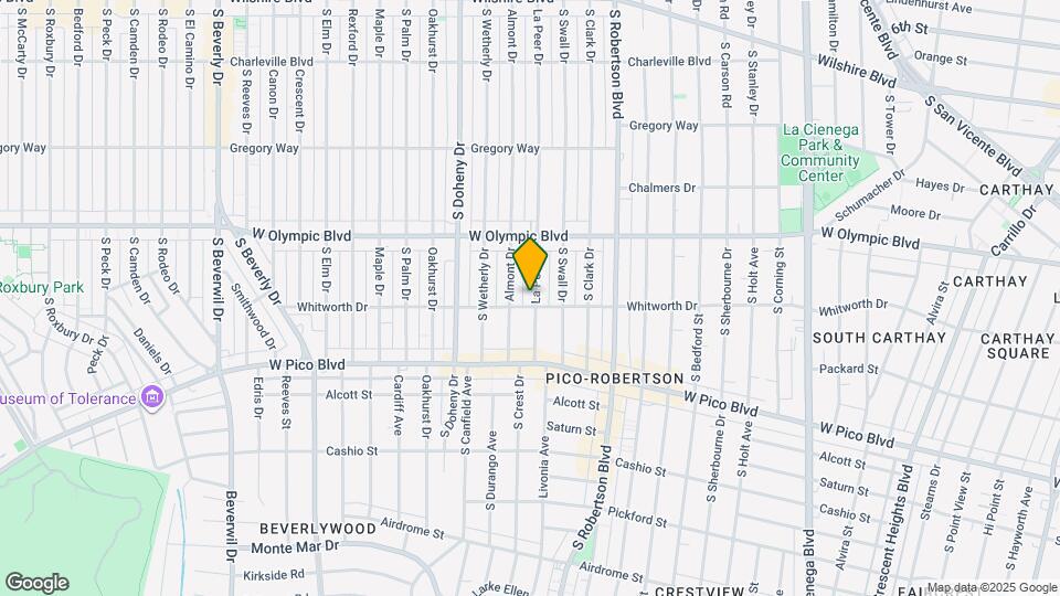 471 S La Peer Dr Map and Location Details