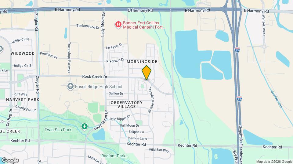 3903 Rock Creek Dr Map and Location Details