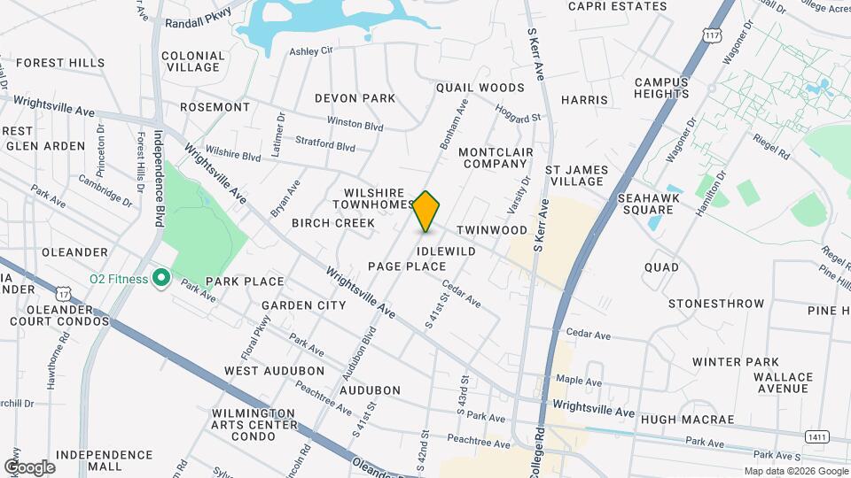 917 Page Ave Map and Location Details