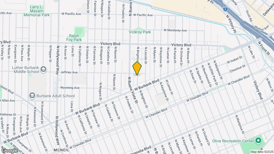 1233 N Brighton St Map and Location Details
