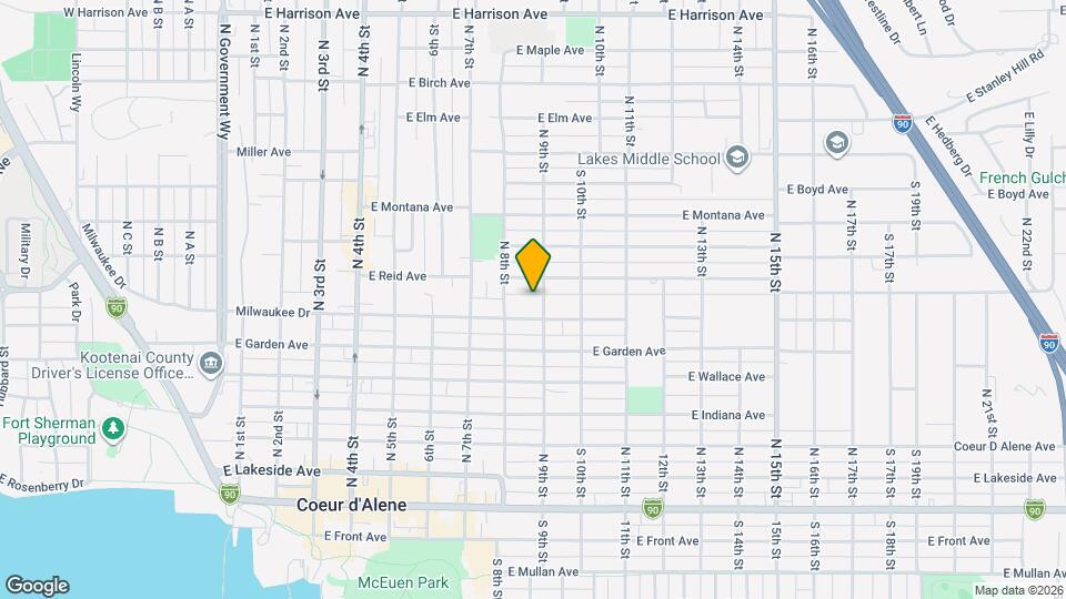 717 N 9th St, Unit #3 Map and Location Details