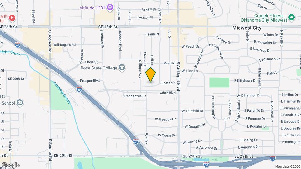 601 Foster Pl Map and Location Details