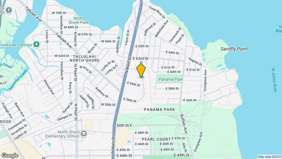 6932 Oakwood St Mapa y Detalles de la Ubicación