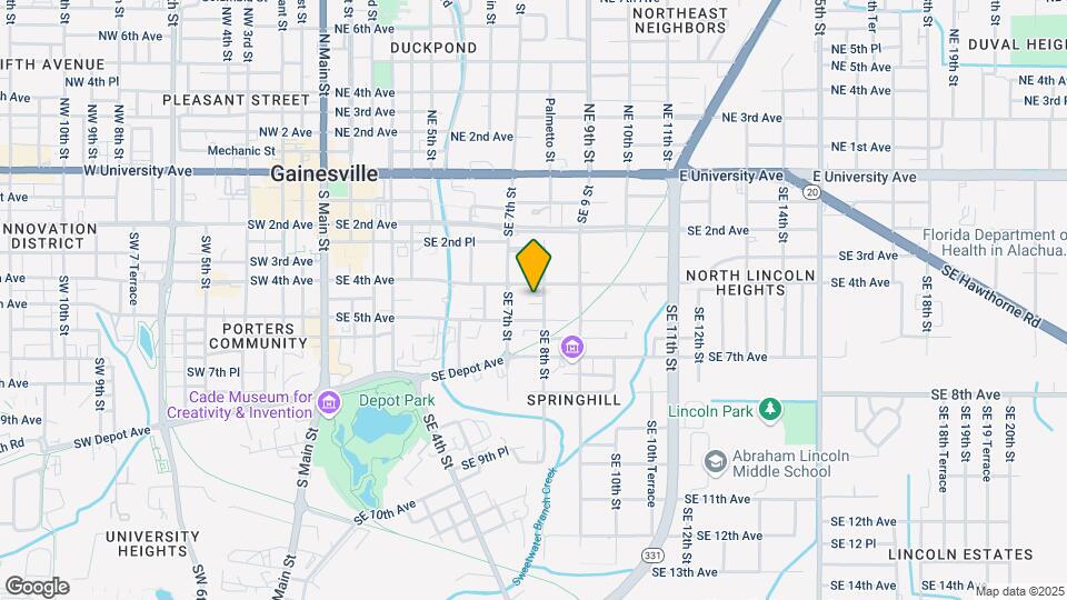 414 SE 8th St Mapa y Detalles de la Ubicación
