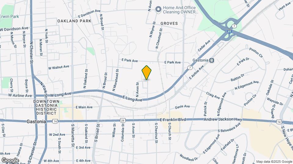 323 N Rhyne St Map and Location Details
