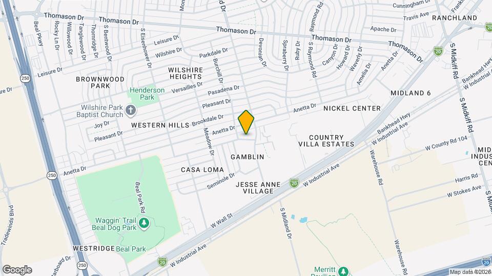 4408 Comanche Dr Map and Location Details