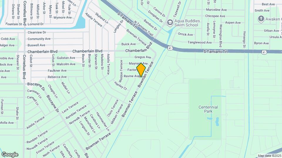 835 Bowman Terrace Map and Location Details