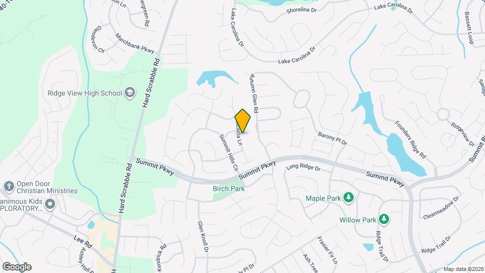 1069 Acacia Ln Map and Location Details