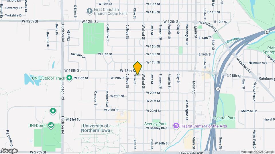 725 W 19th St Map and Location Details