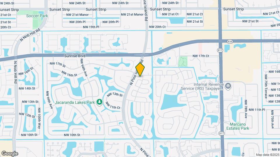 9011 NW 15th Pl Map and Location Details