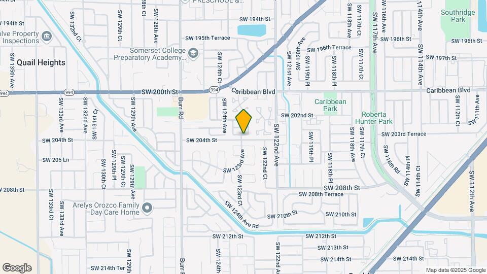 12250 SW 203rd Terrace-Unit -0 Map and Location Details