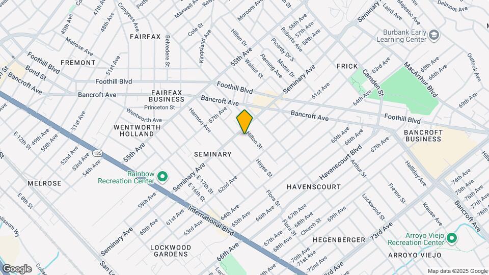 2236 Seminary Ave Mapa y Detalles de la Ubicación