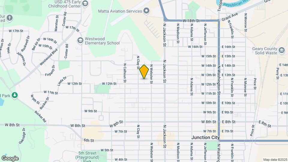 620 W 12th St Map and Location Details
