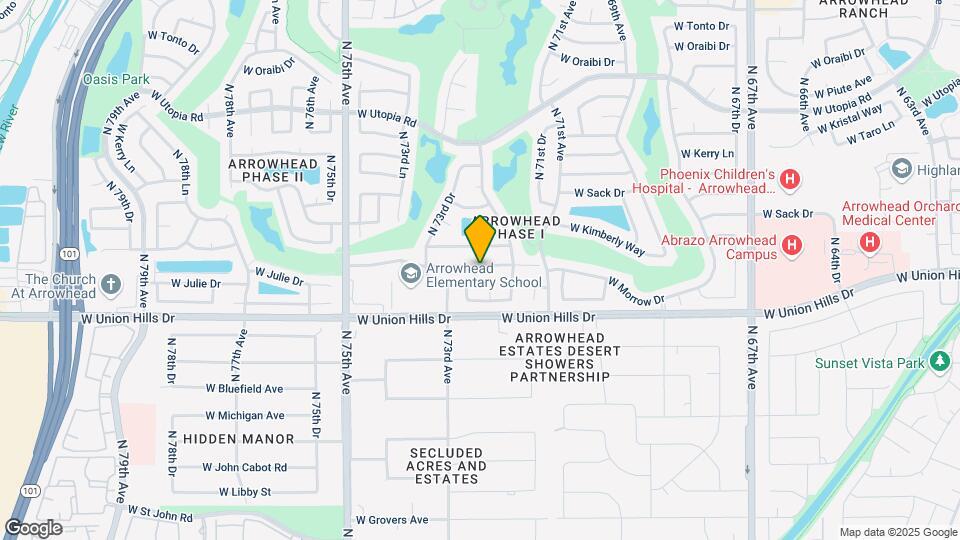 7211 W Morrow Dr Map and Location Details