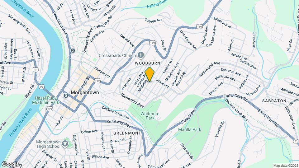 716 Monongalia Ave Mapa y Detalles de la Ubicación