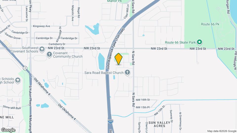 10713 NW 20th St Map and Location Details