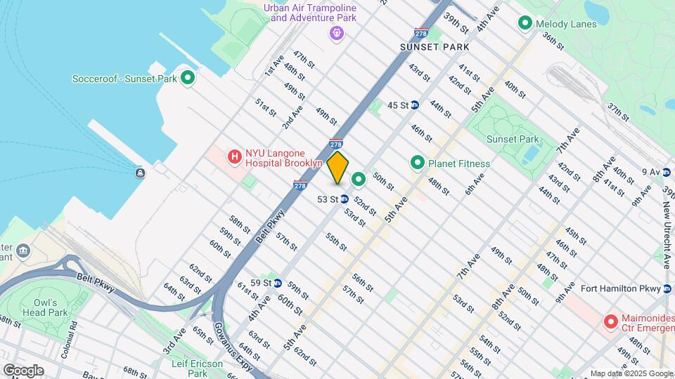 364 52nd St, Unit #2 Map and Location Details