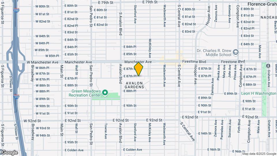 714 E 87th Pl Map and Location Details