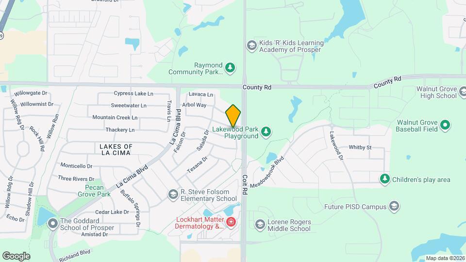 2320 Lewis Canyon Dr Map and Location Details