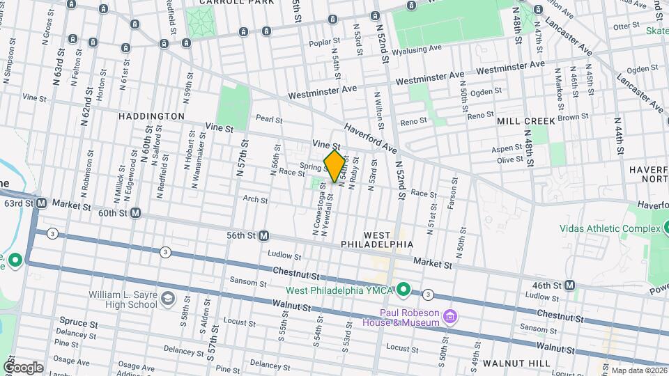 147 N Yewdall St Mapa y Detalles de la Ubicación