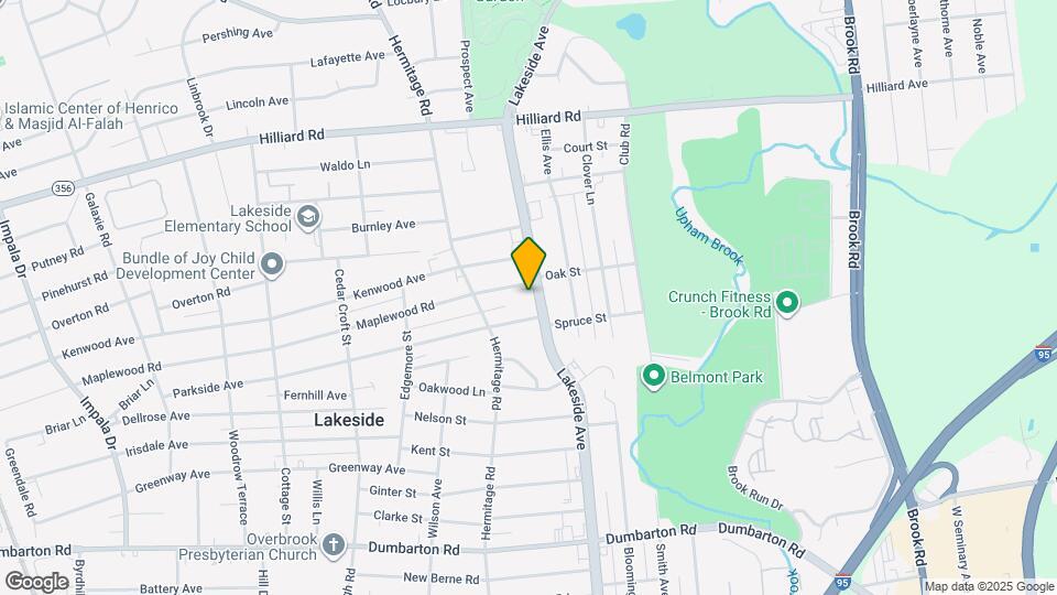 5908 Lakeside Ave Mapa y Detalles de la Ubicación