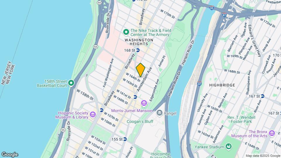 2102 Amsterdam Ave Map and Location Details