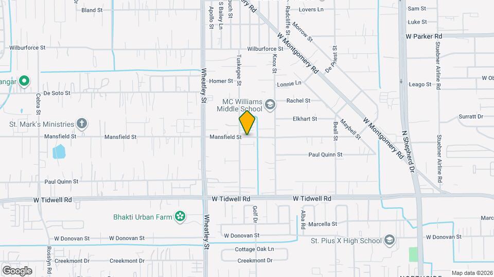 963 Mansfield St Map and Location Details