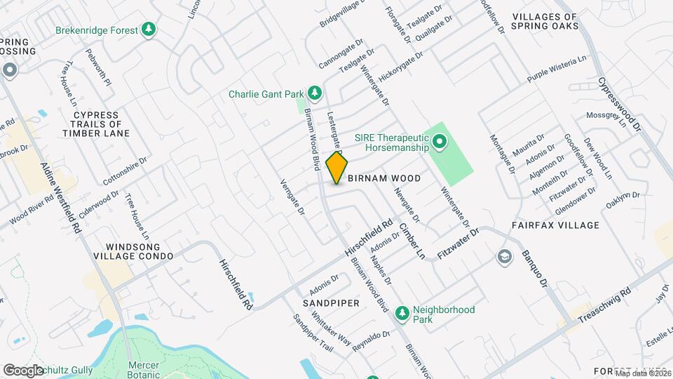 4315 Sloangate Dr Mapa y Detalles de la Ubicación