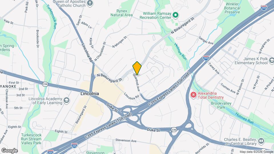 5929 Quantrell Ave Map and Location Details