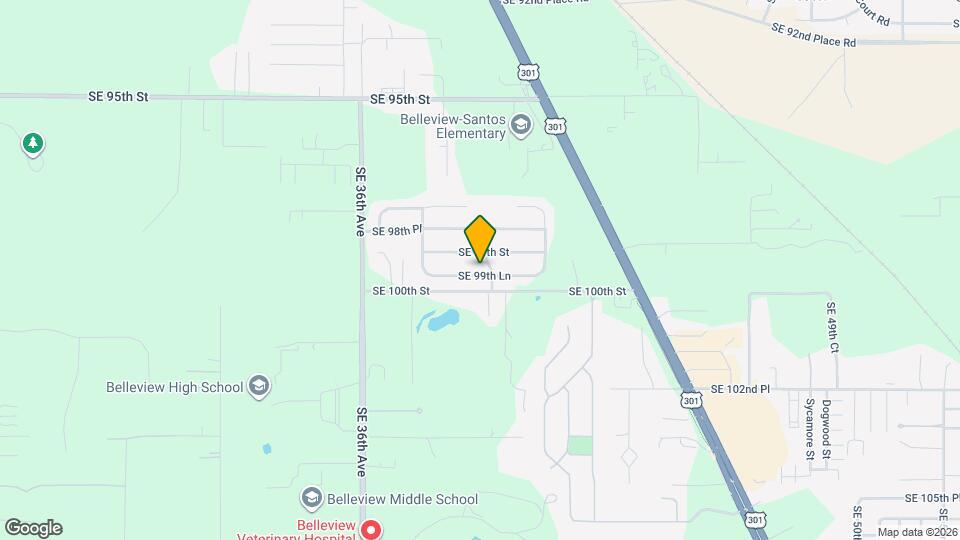 3929 SE 99th Ln Map and Location Details