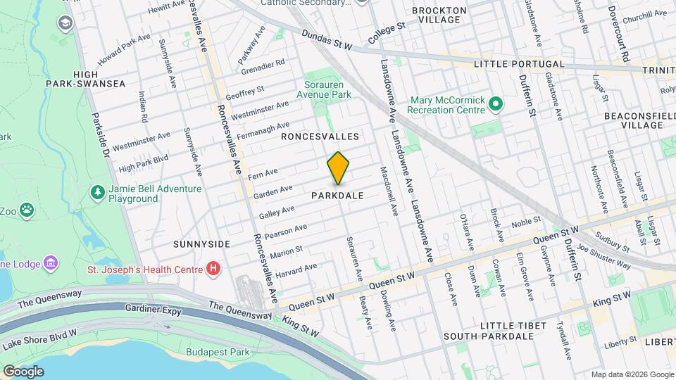 54 Galley Ave Map and Location Details