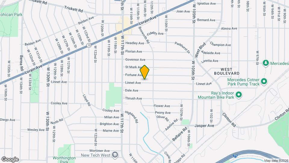 11308 Linnet Ave Map and Location Details