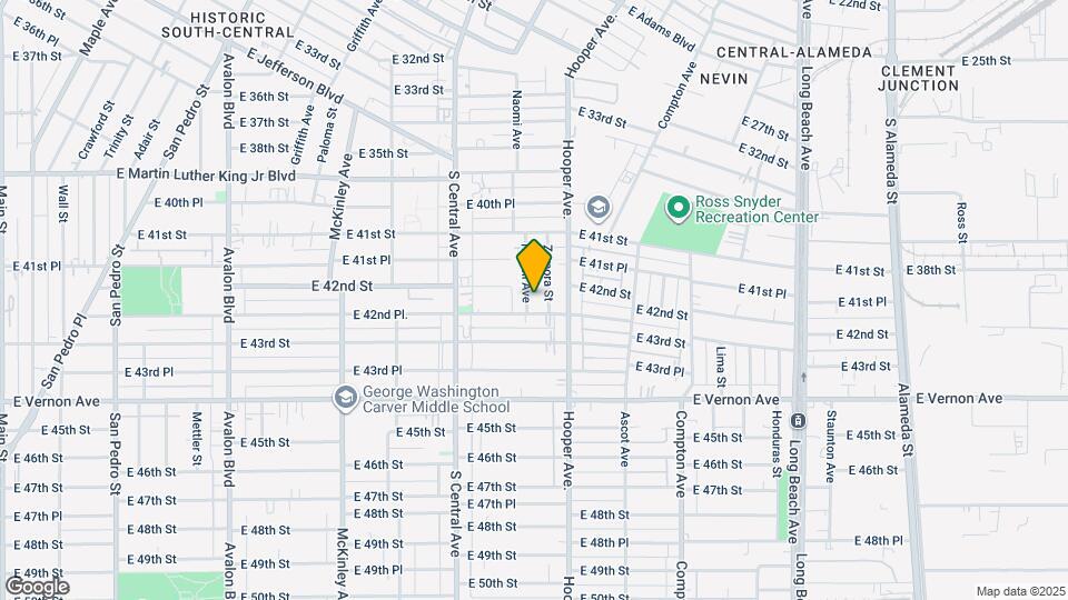 4216 Naomi Ave Mapa y Detalles de la Ubicación