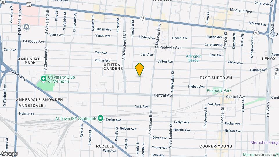 653 Anderson St Map and Location Details