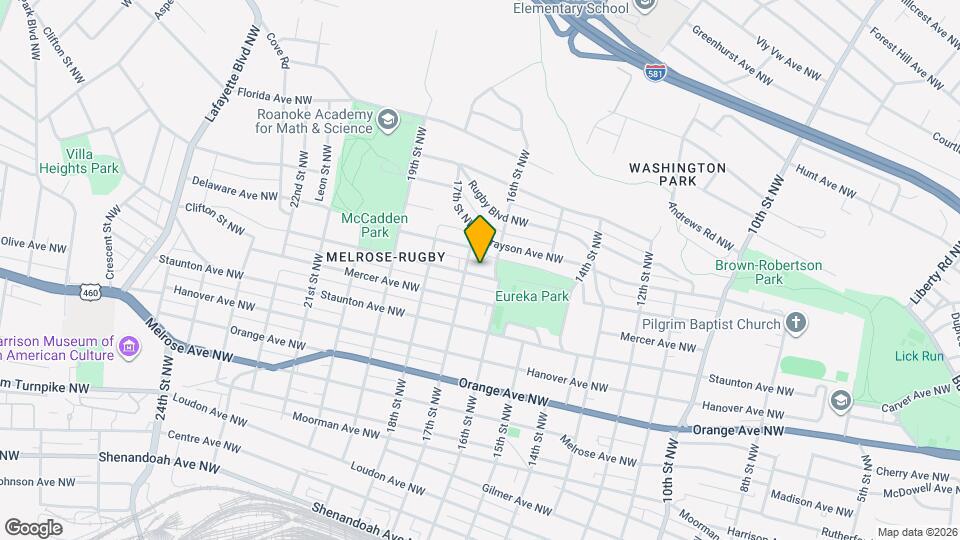 1615 Carroll Ave NW Map and Location Details