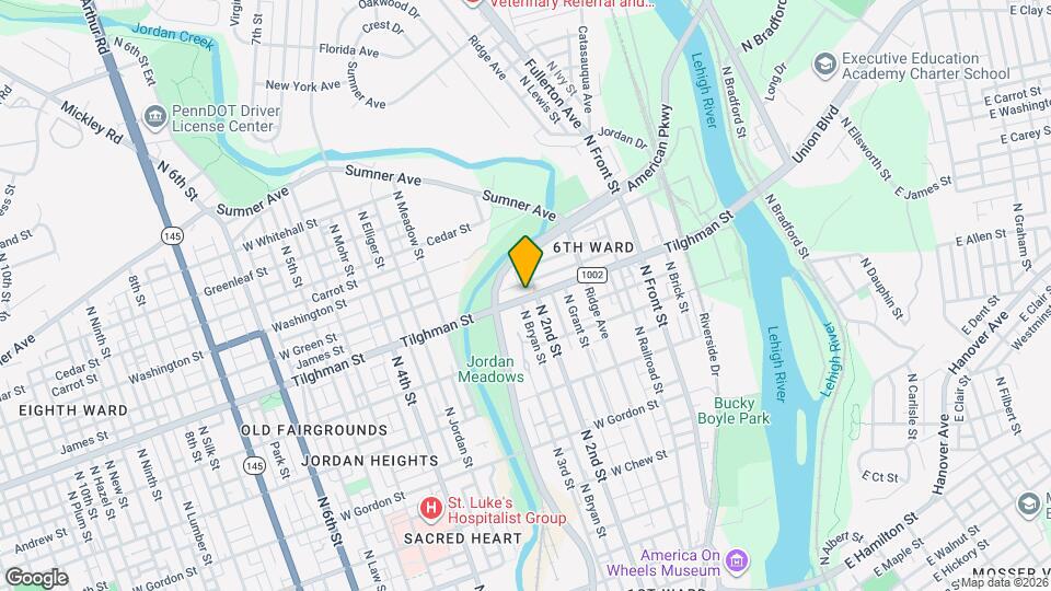 213 W Chew St Map and Location Details