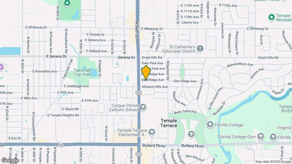 107 Glen Ridge Ave Map and Location Details