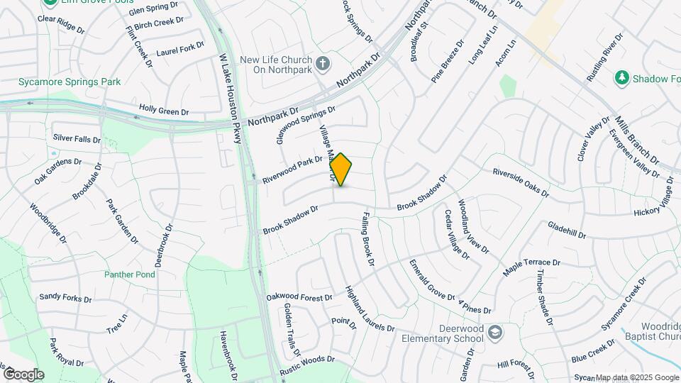 3706 Hill Springs Dr Map and Location Details