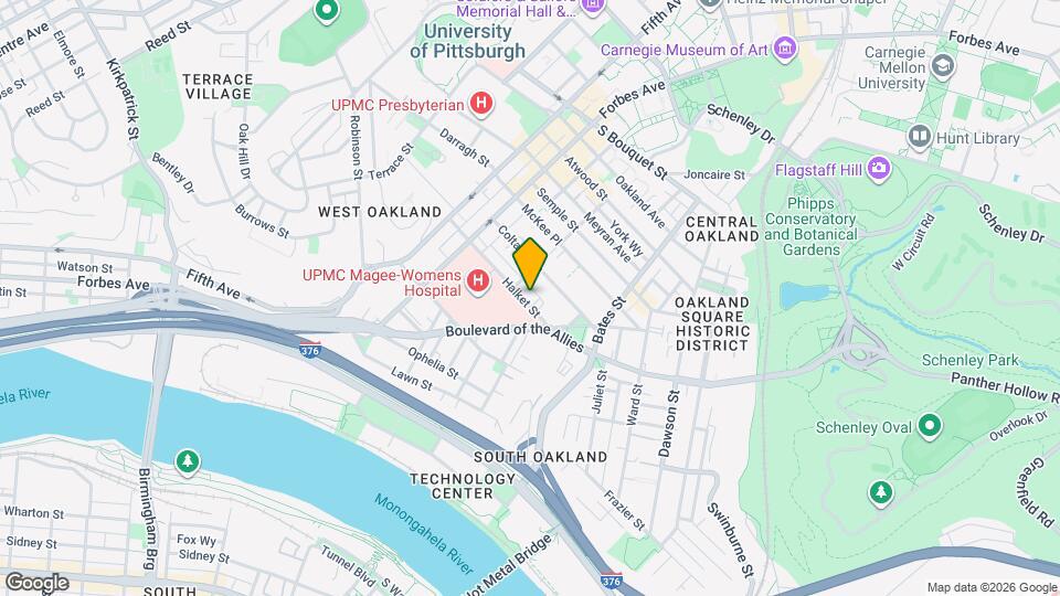 309 Halket St Mapa y Detalles de la Ubicación