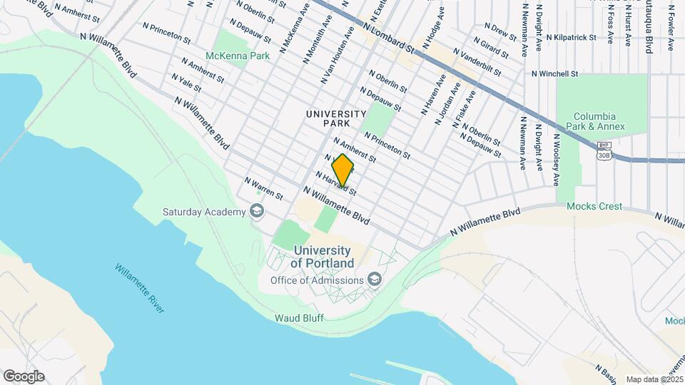 5218 N Harvard St Map and Location Details