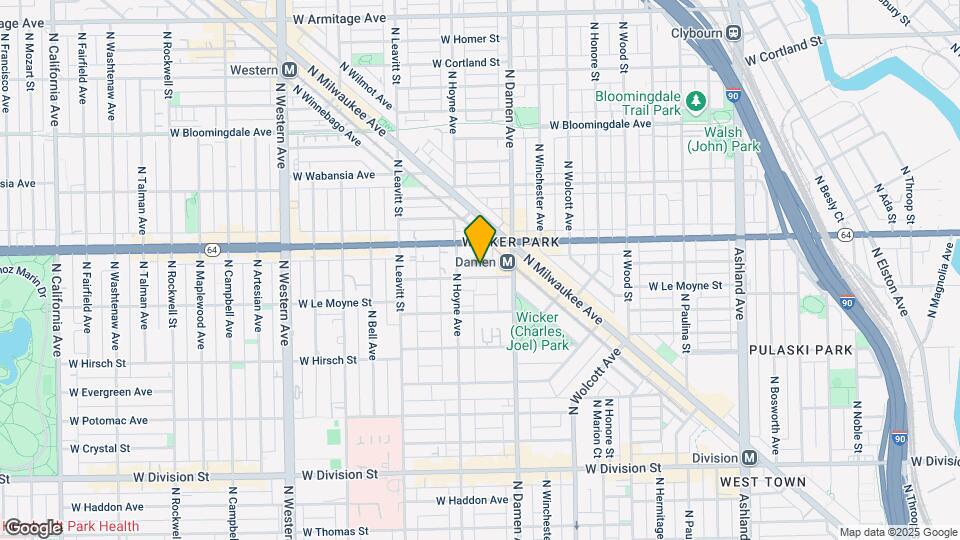 2032 W Pierce Ave Map and Location Details