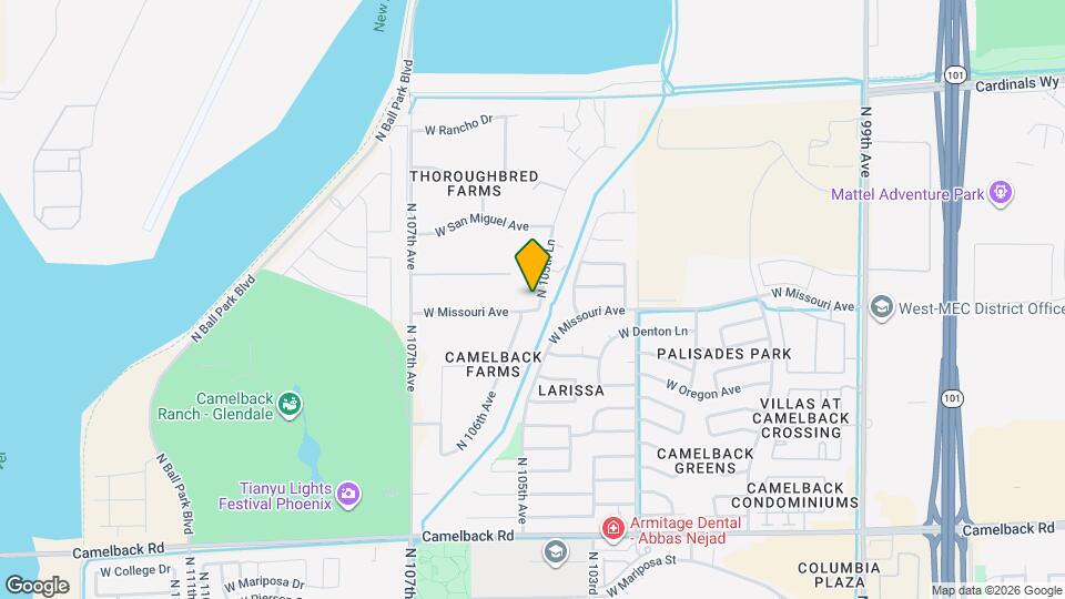 5502 N 105th Ln Map and Location Details