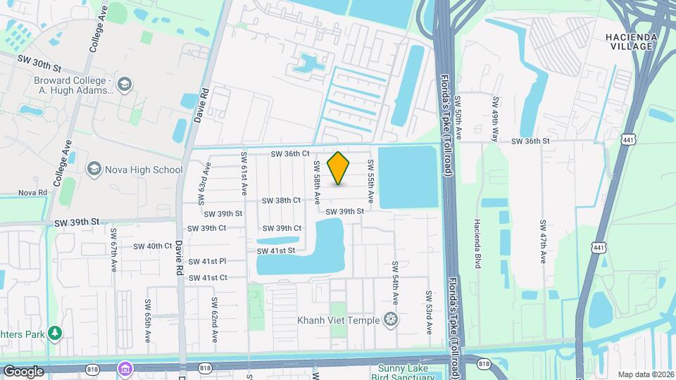 5720 SW 38th St Mapa y Detalles de la Ubicación