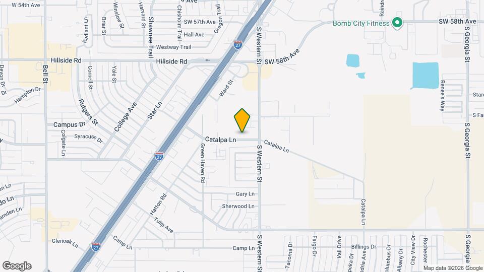 4210 Catalpa Ln Mapa y Detalles de la Ubicación