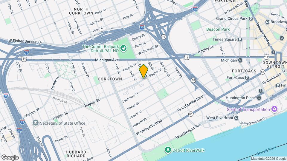 1511 Bagley St Map and Location Details