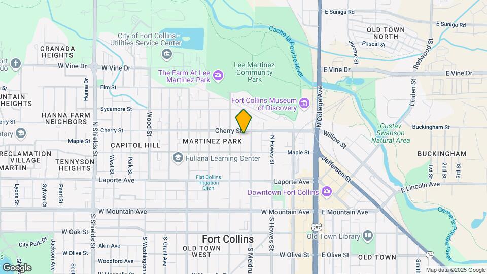 329 N Meldrum St Map and Location Details