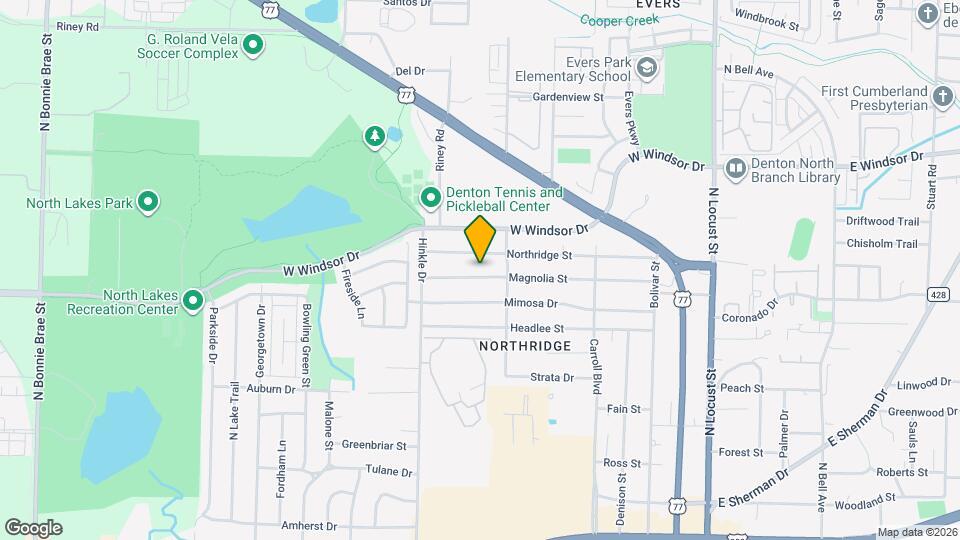 618 Magnolia St Map and Location Details