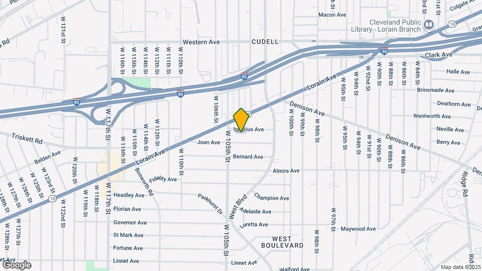 10407 Ignatius Ave Map and Location Details