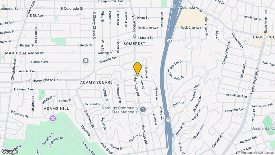 4614 Verdugo Rd Map and Location Details